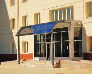Стеклянный навес 2018 год